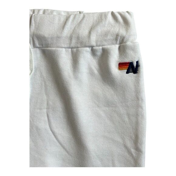 Aviator Nation White Sweatpants Size XL Casual Women’s Rainbow Joggers - Picture 5 of 10